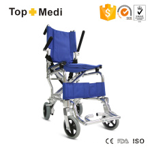 Topmedi Transit Aluminum Wheelchairs with Flip-up Armrest